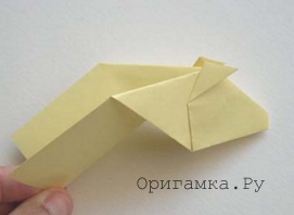 Cow papír - összecsukható technika számok Moduláris origami lépésről lépésre képek 1