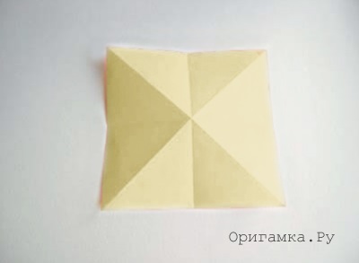 Cow papír - összecsukható technika számok Moduláris origami lépésről lépésre képek 1