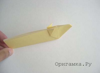 Cow papír - összecsukható technika számok Moduláris origami lépésről lépésre képek 1