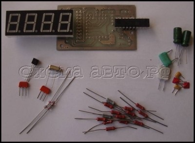 Digitális fordulatszámmérő az AVR mikrokontroller (attiny2313), áramkör-autók - kézműves autók a kezüket