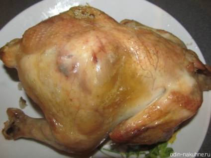 Töltött csirke rizzsel gombát és egy a konyhában (csirke recept gombával és rizzsel) Töltött csirke gombával és rizzsel, egy a konyhában