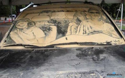 Piszkos autó art