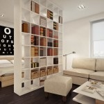 Design projekt stúdió lakás belső stílusában high-tech