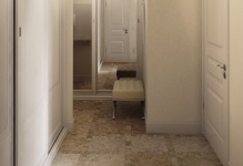 Egy hosszú folyosón a lakásban bútortervezés fotó szűk belső három szoba, előszoba átalakítás (lakás) Egy hosszú folyosón a lakásban bútortervezés fotó szűk belső három szoba, előszoba átalakítás