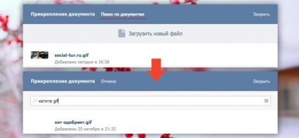 Dokumentumok VKontakte
