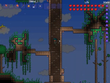 Útmutató a kezdő (játék mechanika) - Terraria - passage, útmutató, útmutató, utasítás, gyik