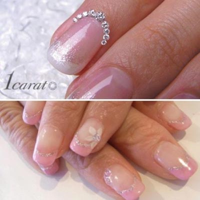 Szédítő ötletek strasszokkal Nails