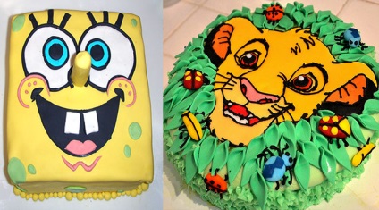 Cake díszítő ötletek gyerekeknek - Fotó