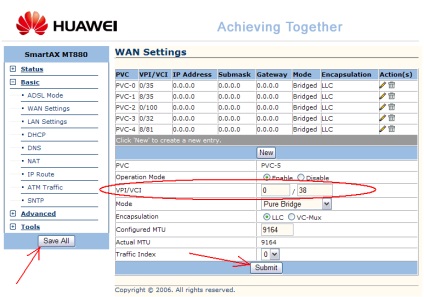 Beállítania dízel-TV a modem Huawei (ábra) Utasítás dízel TV beállításokat a modem Huawei