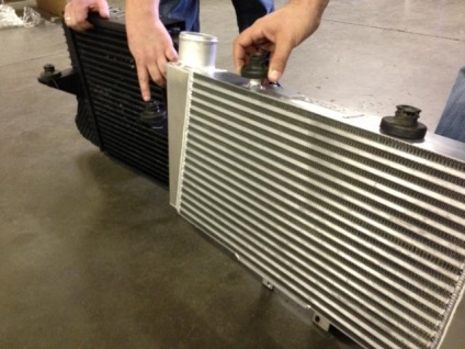 Intercooler, amely a telepítés és üzemeltetés