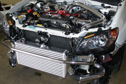 Intercooler, amely a telepítés és üzemeltetés