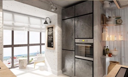 Hogyan olcsón a javításokat a lakásban egy elegáns moszkvai odnushka (Kitchen étkező) Hogyan olcsón a javításokat a lakásban egy elegáns moszkvai odnushka