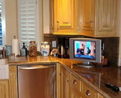 Mit kell vásárolni a TV a konyhában, álom ház
