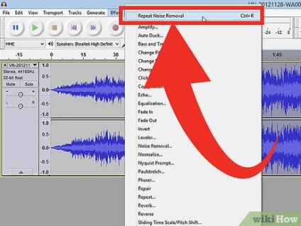 Hogyan lehet eltávolítani a nem kívánt audio Audacity segítségével