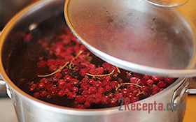 Kompót fagyasztott bogyós gyümölcsök - lépésről lépésre recept fotók