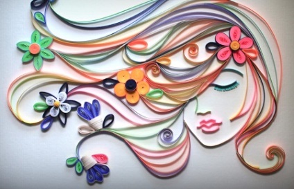 Contour Quilling mesterkurzus, hogyan lehet képeket a rendszerek, berendezések