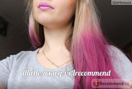 hajfesték L'Oréal colorista kimosás - «szín Ombre a csíkos haj - milyen hatással van