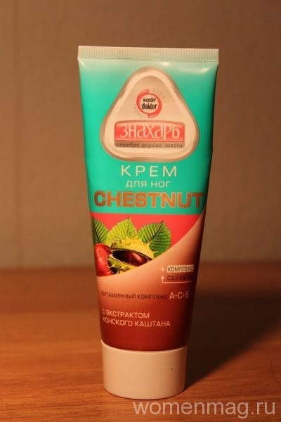 Foot Cream «boszorkánymester» gesztenye vadgesztenye kivonat