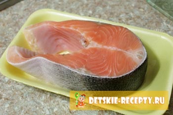 Lazac egy dupla kazán hasznos piros hal, fotó recept, gyermek receptek, ételek
