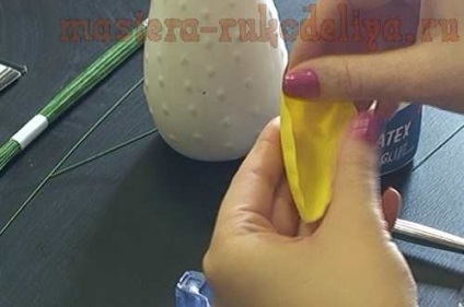 Mester osztályban kerámia sárga tulipán virág design (kerámia virág mester osztály) Mesterkurzus kerámia virág design sárga tulipán