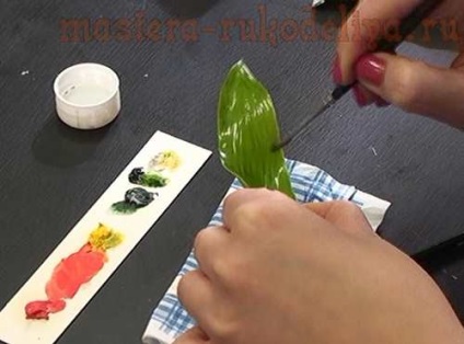 Mester osztályban kerámia sárga tulipán virág design (tulipán) Mesterkurzus kerámia virág design sárga tulipán