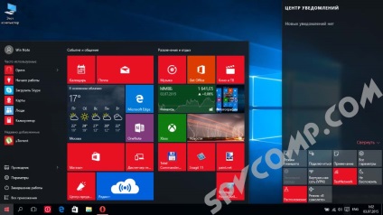 Beállítása Start menüben a Windows 10