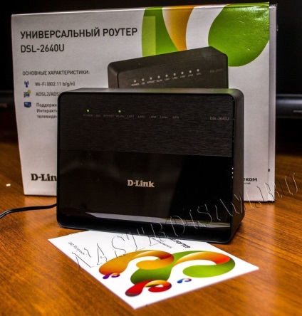 Beállítása a modem D-LINK DSL-2640u T3a (c4, B1A) számára Rostelecom, tuning felszerelések