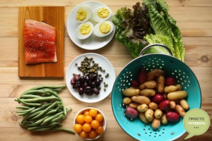 Nicoise saláta - recept egy klasszikus, tonhal, fotók