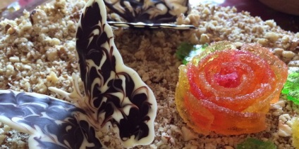 Így csokoládétorta és gyümölcsök, és egy fotót az eredeti dekoráció saját kezűleg (regisztráció) Így csokoládétorta és gyümölcsök, és egy fotót az eredeti dekoráció saját kezűleg