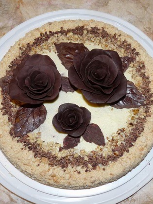 Így csokoládétorta és gyümölcsök, és egy fotót az eredeti dekoráció saját kezűleg (gyümölcs) Így csokoládétorta és gyümölcsök, és egy fotót az eredeti dekoráció saját kezűleg