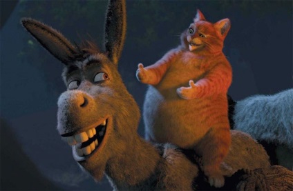 Donkey fej rajzfilmfigura - Shrek