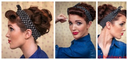 Pin-up frizurák, hogyan lehet a saját, fényképeit lépésről lépésre (step by step) Pin-up frizurák, hogyan lehet a saját, fényképeit lépésről lépésre