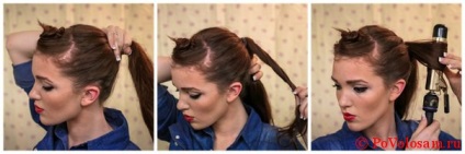 Pin-up frizurák, hogyan lehet a saját, fényképeit lépésről lépésre (fotó) Pin-up frizurák, hogyan lehet a saját, fényképeit lépésről lépésre