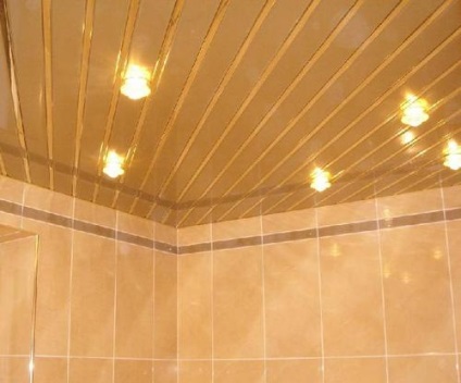 Műanyag állvány mennyezet a fürdőszobában, a luxus és kényelem (Mirror állvány fürdőszoba mennyezet) Műanyag állvány mennyezet a fürdőszobában, a luxus és kényelem