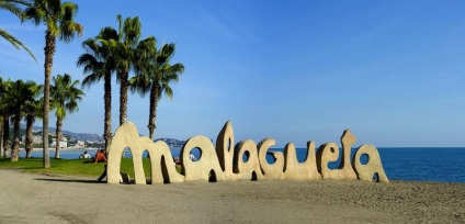 La Malagueta Beach (Playa de la Malagueta) leírása és képek