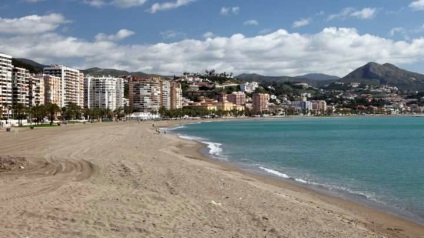 La Malagueta Beach (Playa de la Malagueta) leírása és képek