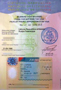 Előállítás vízum átmenő Litvánia Shengen, FTD és HPA Railway