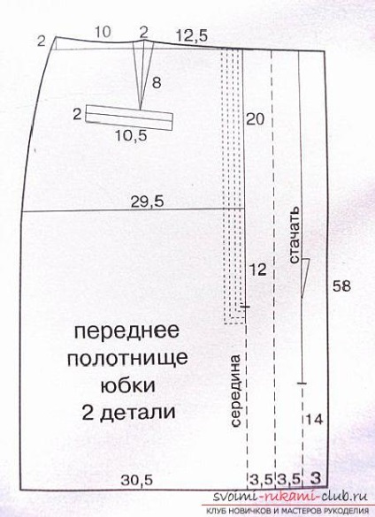 Varrni nyári szoknya Női komplett saját kezűleg, egy minta, lépésről lépésre