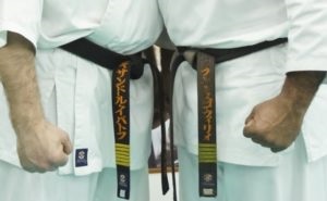 Övet karate karate, Kyokushin, mint övek, színek, fekete, sárga, narancssárga, a