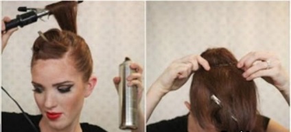 Hajvágás stílusában pin-up 10 gyönyörű frizura (a képen)