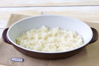 Hal rizzsel - lépésről lépésre recept, hogyan kell főzni fotókkal