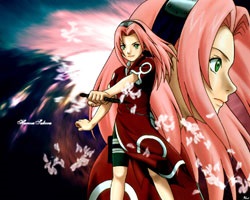 Sakura (sakura) az anime Naruto (asszisztált) Sakura (Sakura) anime Naruto