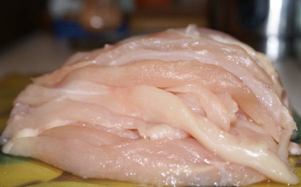 Csirke saláta szezámmagos recept lépésről lépésre fotók
