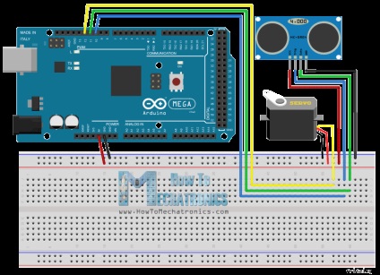 Házi radar monitor Arduino