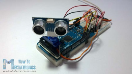 Házi radar monitor Arduino