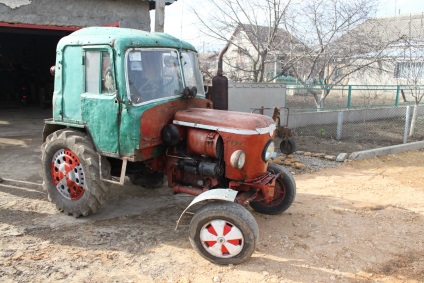 Házi traktor alapján Lada saját kezűleg