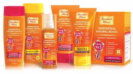 Sampon arany selyem vélemény - kátrány, növekedésserkentő strengthener gyökerek borssal, ár, összetétel (arany) Sampon arany selyem vélemény - kátrány, növekedésserkentő strengthener gyökerek borssal, ár, összetétel