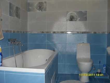 Blue fürdő design, színek kombinációja, valós fotó (színes) Blue fürdő design, színek kombinációja, valódi fotók