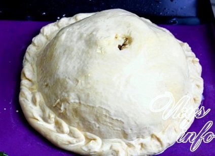 Háromszögek burgonyával és csirke recept fényképpel (recept) Háromszögek burgonyával és csirke recept egy fotó