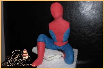 Óra 145 Spiderman Cake (lépésről lépésre receptek) Óra 145 torta Spiderman